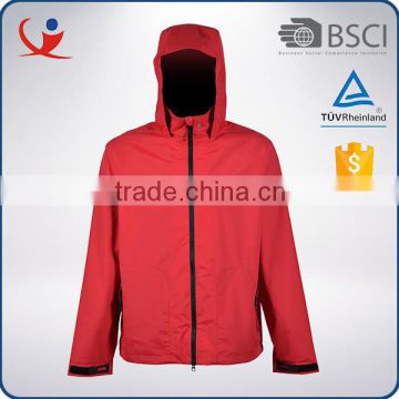 OEM design hot sales outdoor windproof nylon red jacket waterproof