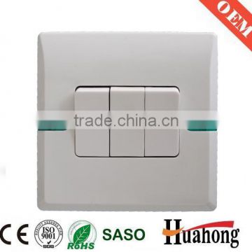 3 gang wall switch for africa