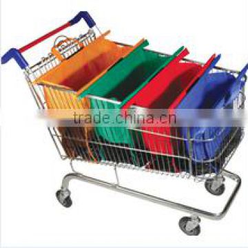 Foldable trolley shopping bags wholesale, shopping trolley/folding shopping cart/shopping trolley bag high quality supermarket