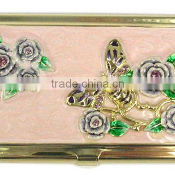 wholesale metal business card case, different epoxy colors are available