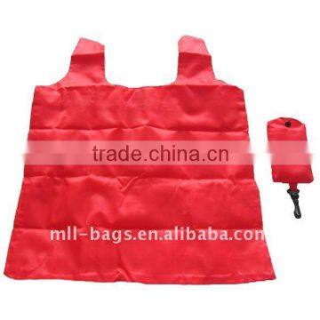 2011 red foldable vest promotional bag