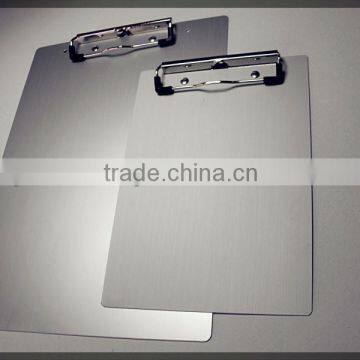 sliver aluminum clipboard