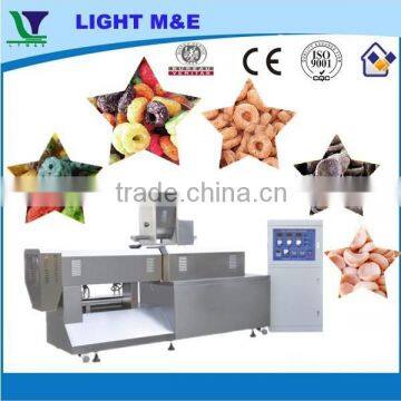 High Output Automatic Twin Screw Breakfast Cereal Extruder Machine