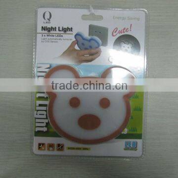 FGE Fashion Cute Bear Shape Design Children LED Night Light