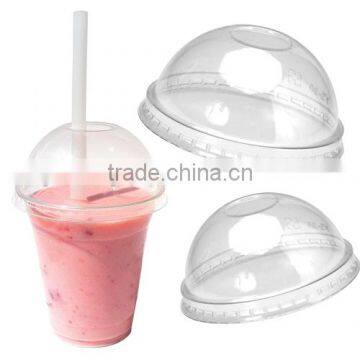 PET Dome Lid,Disposable Plastic PET Juice Cup Dome Lid