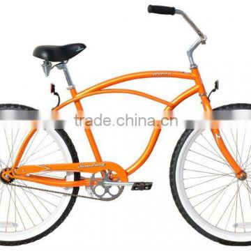 26" Male Beach Cruiser XR-B2617 Orange cruiser bicycle beach bicycle