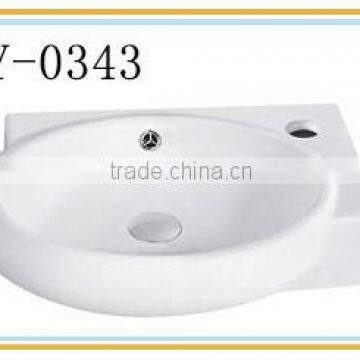 wholesale bathroom wash sink ceramic wall-hung basin