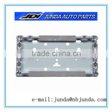 New type Car license plate frame zinc plated