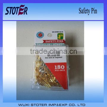 brass safety pin