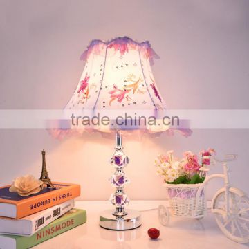 2016 New product Classic Design Hotel Use LED Crystal Desk Lamp