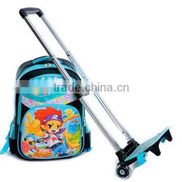 Light Weight Wheels Kids Trolley School Bag