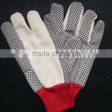 PVC dotted cotton gloves,pvc dotted work gloves/Guantes de algodon con puntos, guantes de trabajo 075