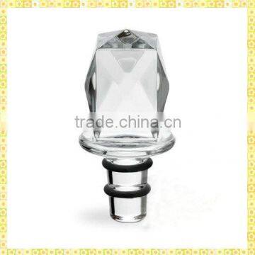 Exquisite Clear Glass Wine Stoppers For Promotion Items