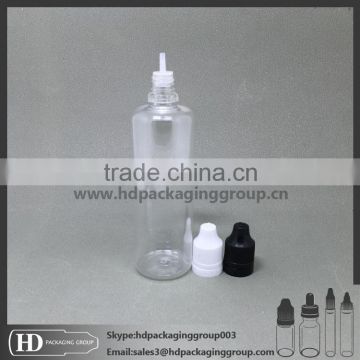 HD 100ml e-Liquid Plastic Pet Dropper Bottle With Tamper Evident cap plastic 100ml bottle