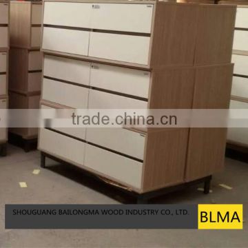 Wooden Simple Design 4 Drawers Cabinet