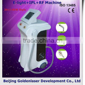 2013 Multifunctional Beauty Equipment E-light+IPL+RF Machine Pigmented Spot Removal Mini Ultrasonic Cavitation Machine For Personal Use Professional