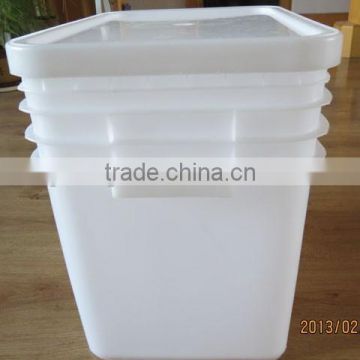 25 liter plastic rectangular bucket Paint bucket pail for packing Paint bucket 6.6 gallon