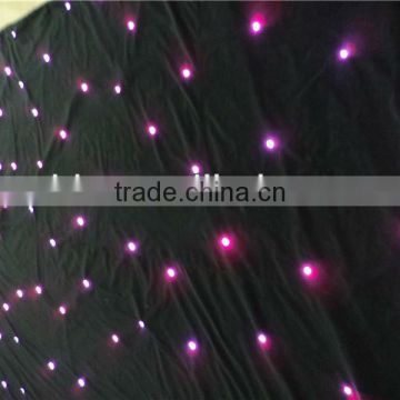 led fabric star curtian rgb SD card/PC controlled