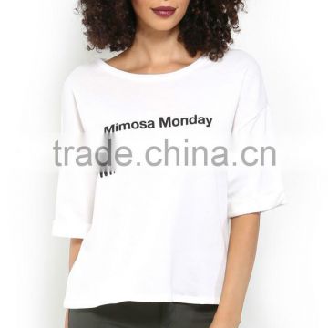 2015 new arrival women clothes loose Mimosa Monday Sweatshirt