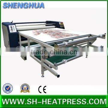 Manufatory roll to roll fabric sublimation heat transfer machine