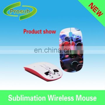 New arrival,high quality 3d sublimation heat transfer blank optical wireless mouse