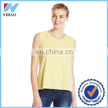 Trade assurance Yihao womens Activewear sports Gym Women's Women's Muscle Simple Tank Tops