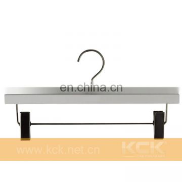 Top Wooden Pants Hanger with Clips