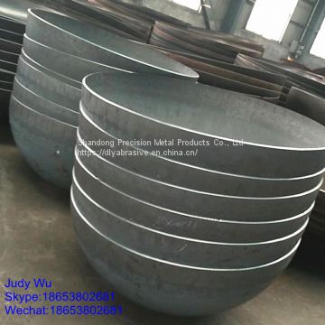 Custom High Quality 200mm To 2000mm Carbon Steel Hemispherical head