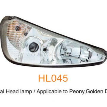 Mudan Golden dragon King Long Higer bus head lamp,bus front light(HL045)