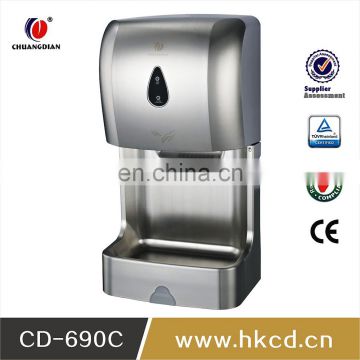 Hotel wall mounted home appliance Automatic infrared Hand Dryer electric CD- 690C
