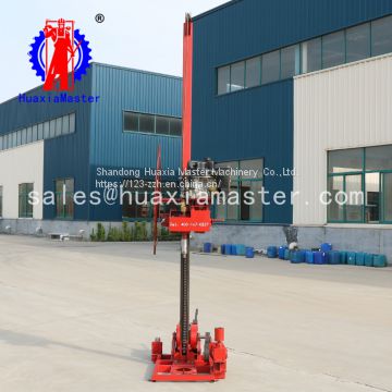 Portable engineering drill winch combined with heavy hammer can be used for marking, taking and probing core sampling drill