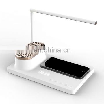MESUN Modern desk lamp with mobile wireless charging funtion with speaker