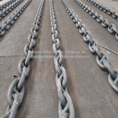 90mm hot dip galvanized marine anchor chain cable