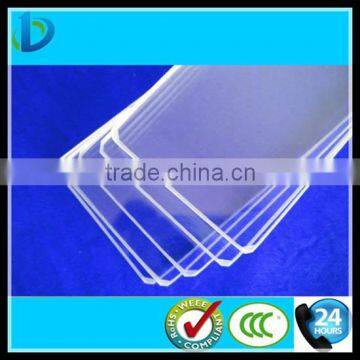 1mm to 6mm tempered clear sheet glass price