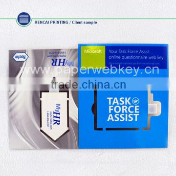 2014 Hottest promotional adware paper webkey USB