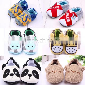 Hand crochet baby shoes wholesale cute handmade crochet knitting baby shoes flower crochet baby girl shoes