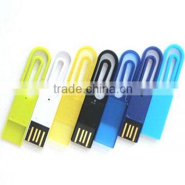 Low cost mini usb flash drive,colorful paper clip usb,promotional gift usb