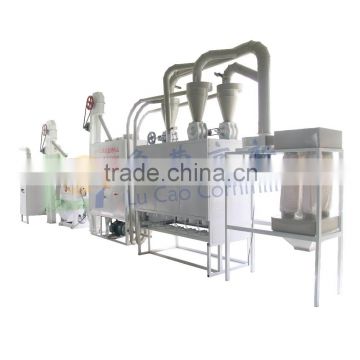 Lucao 6FW-D4A fully automatic corn grits machine/corn grits milling machine/corn meal machine plant