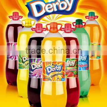 Carbonated drink Derby 2L pet bottle