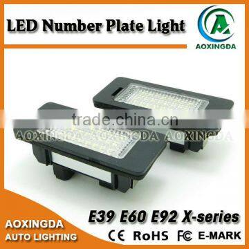 Error free high quality led license plate light for E39 E60 E92