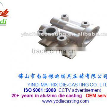 Customized aluminum alloy die cast solenoid valve