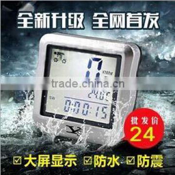 Speed/distance/temperature measurement bicycle computer speedmeter