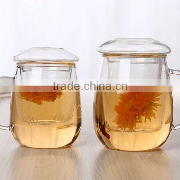 popular sale borosilicate glass tea cup and double wall glass coffee mug and double wall glass cup with mermaid shape