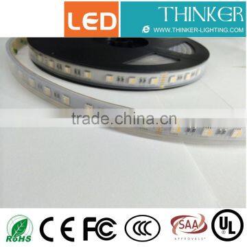 Flexibe DC12v high lumen 5050smd 60leds/72leds/84leds rgbw led strip