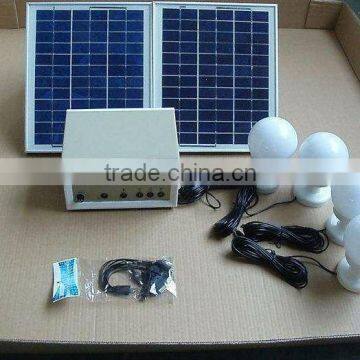 4lamps solar lighting kit for remote areas