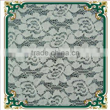 High quality italian white lace fabric