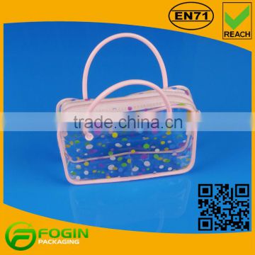 custom pvc zipper cosmetic beauty bag