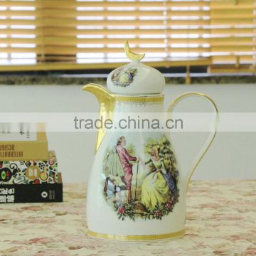 Wholesale dinnerware 850ml ceramic thermos , insulated flasks and thermos, personalised thermos flask