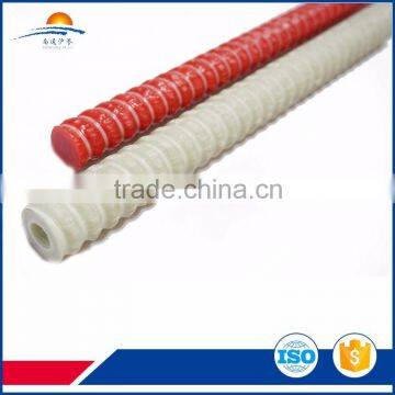 Lightweight and easy cutting hollow fiberglass rod