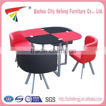 Wholesale High Quality black and red coffee table
